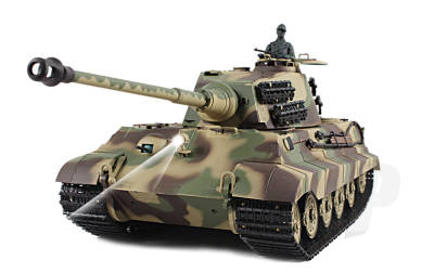 HengLong 1:16 German King Tiger Henschel with Infrared Battle System (2.4GHz + Shooter + Smoke + Sound) HLG3888A-1B