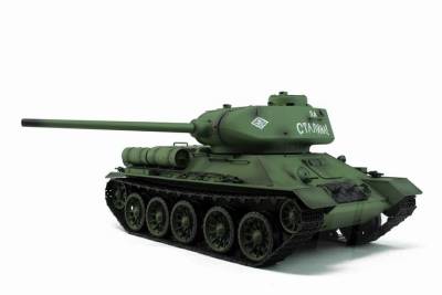 1:16 Russian T-34/85 1944 Tank (2.4GHz+Shooter+Smoke+Sound + Infrered Battle System)