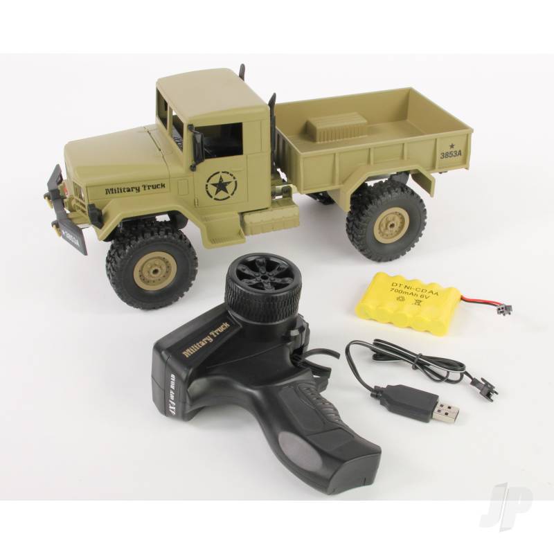 Henglong 1:16 2.4GHz 4x4 U.S. Military Truck Ready to Run