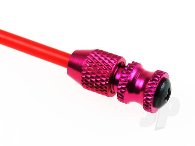 Antenna Pipe With Red Metal Anodised Base