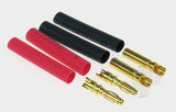 2mm Gold Connector Set (2 Pairs + Shrink)