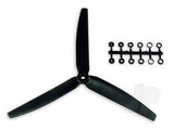 Scale Propeller 10 x 6 3-Blade Black Opposite Rotation