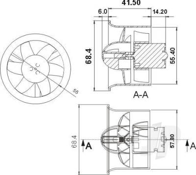 EDF55 Ducted Fan Unit