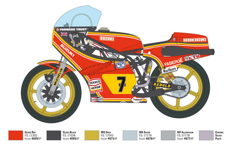 Italeri 1/9 Suzuki RG 500 XR27 IT4644