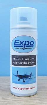 Expo Matt Dark Grey Acrylic Primer - 400ml Spray