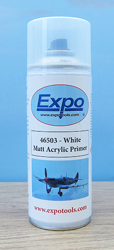 Expo White Matt Acylic Primer - 400ml Spray