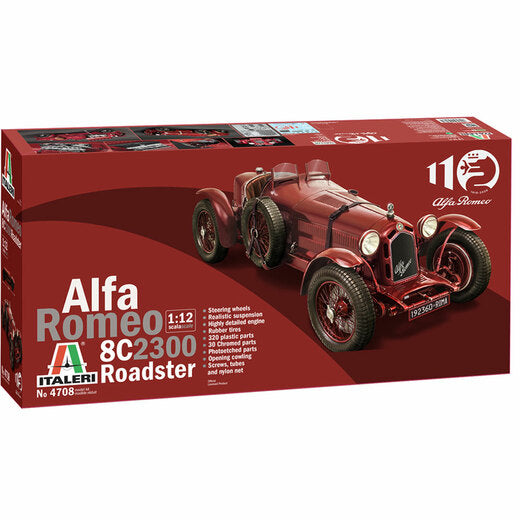 Italeri 1/12 Alfa Romeo 8C/2300 (1931-1933) 100th Annivesary Edition 4708