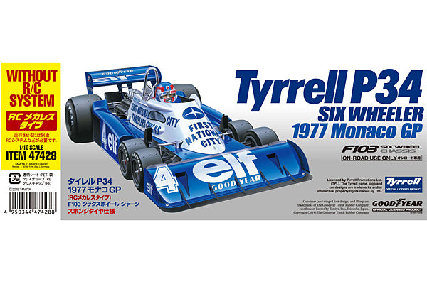 XB Tyrrell P34 1977 Monaco - Pre Built excl elec