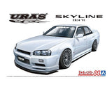 Aoshima 1/24 URAS ER34 SKYLINE TYPE-R 2001 (NISSAN) 055342