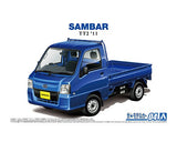 Aoshima 1/24 SUBARU TT2 SAMBAR TRUCK WR BLUE LIMITED 2011 058282