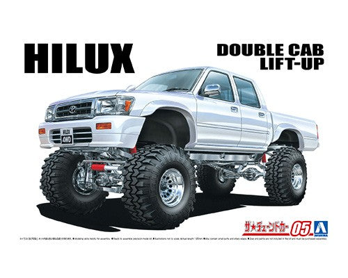 Aoshima 1/24 LN107 HILUX PICKUP DOUBLE CAB LIFT UP 1994 (TOYOTA) 061312