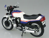 Aoshima 1/12 Honda NC07 CBX400F Pearl Candy Blue/Pearl Shell White 1981 063422