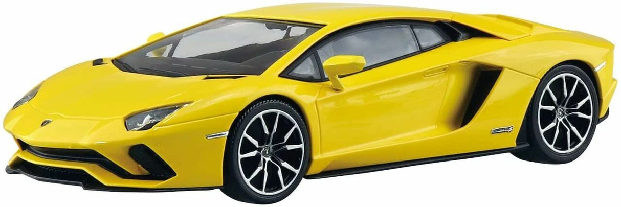 Aoshima The Snap Kit No.12-B 1/32 Lamborghini Aventador S Pearl Yellow Plastic Model