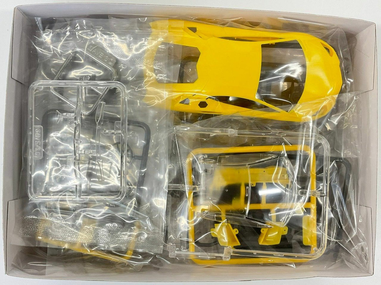 Aoshima The Snap Kit No.12-B 1/32 Lamborghini Aventador S Pearl Yellow Plastic Model