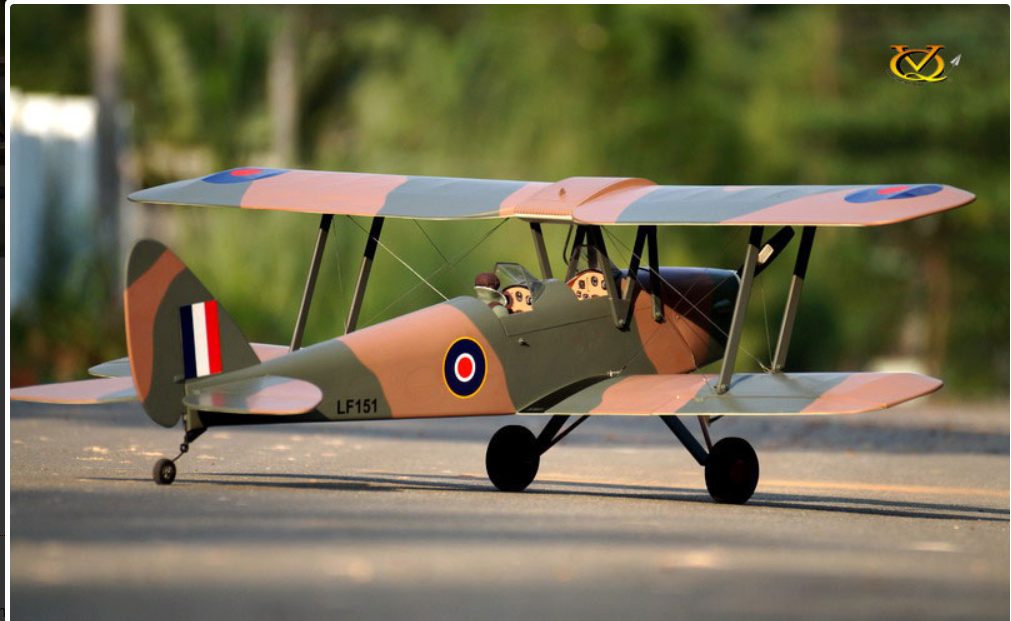 VQ Tiger Moth DH-82 55 Inch (EP/GP) ARF