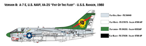 ITALERI 1/72 A-7E CORSAIR II 1411