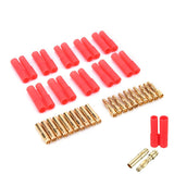 4MM Banna Plug with Red Housing 5 Pairs (10 Sets)