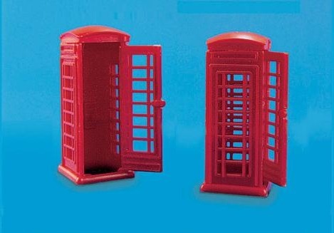 Modelscene 5006 Telephone Kiosks (2) 00 Gauge