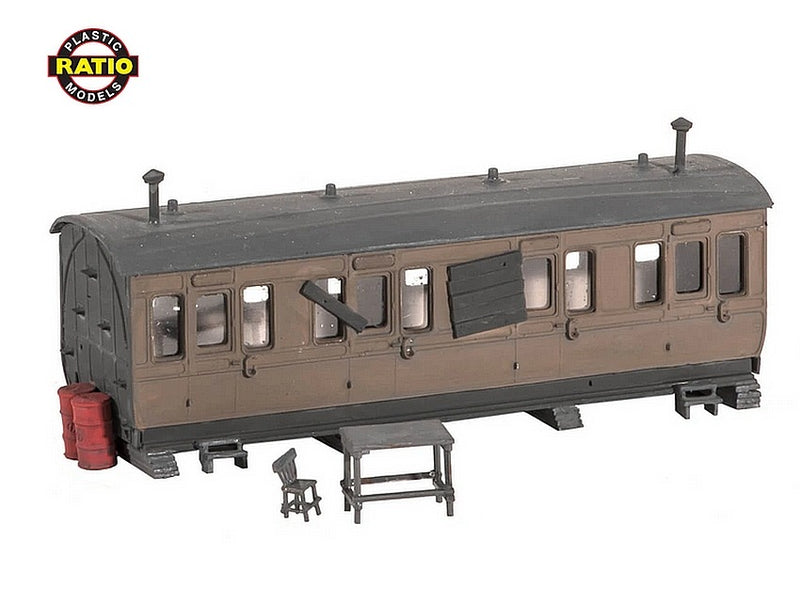 Ratio 501 Small Grounded Coach - 00 Gauge Kit