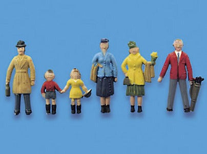 Modelscene 5057 Passengers Standing Set A - 00 Gauge