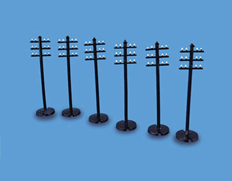 Modelscene 5080 Telegraph Poles (6) 00 Gauge