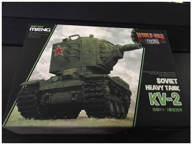 MENG WWT-004 Model-Soviet Heavy Tank KV-2 World War Toons