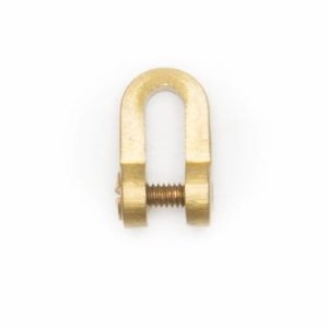 Shackle (No Roller) Brass 12x7x5mm pack 5