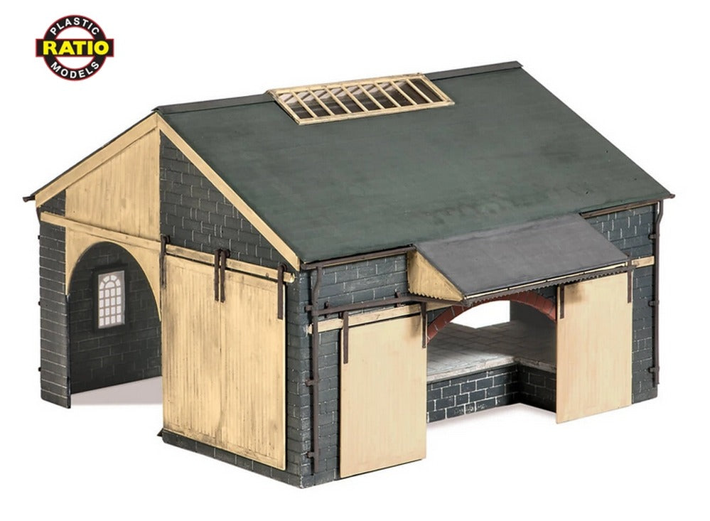 Ratio 534 Goods Shed Kit (Stone) 00 Gauge