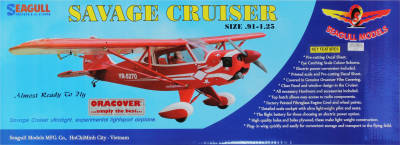 Seagull Savage Cruiser ARTF Model 1700mm