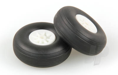 1.3/4in - (44mm) White Wheels (2)