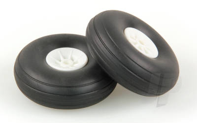 2.0in - (50mm) White Wheels (2)