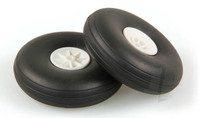 3.0in - (75mm) White Wheels (2)