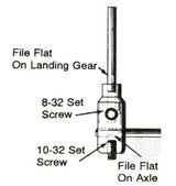 DB615 Adjust Axle Shafts 51 x 4mm (2 x 3)