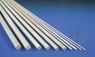 6.5mm (1/4 x 36) DIA. BALSA DOWEL (BD065/10)