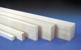 1 x 1.1/2 x 36 inch Balsa block