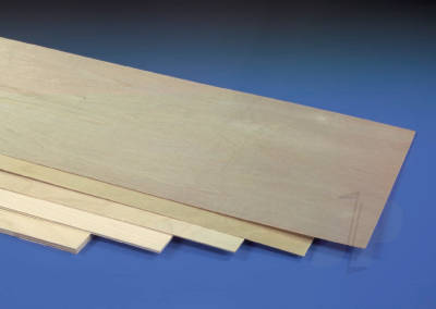 Plywood 300 x 600 x 1.5mm (1/16) (W-PW302)