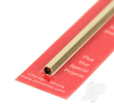 8274 3/16 Hexagonal Brass Tube 12in (1)