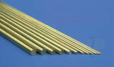 1161 3/32 Solid Brass Rod 36in