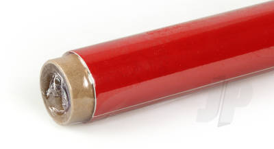 Oracover 2m roll (Profilm) Polyester Covering Ferrari Red (23)  (5524023)