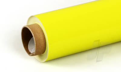 Oracover (Profilm) Covering Fluorescent Yellow (31) 10 metre