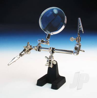 Helping Hand With Glass Magnifier
