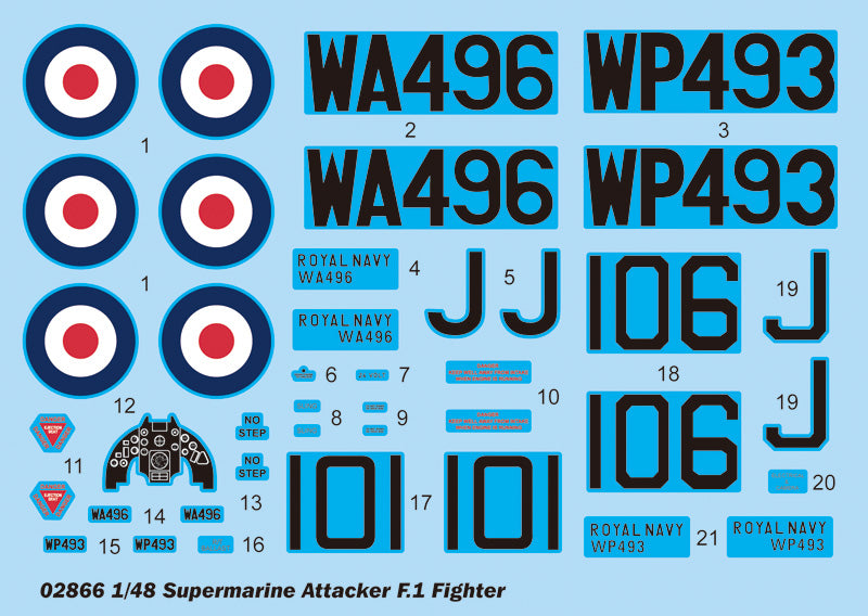 Trumpeter 1/48 Supermarine Attacker F.1 Fighter 02866