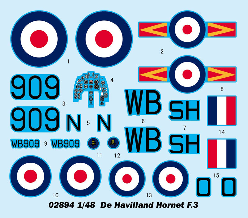 Trumpeter 1/48 De Havilland Hornet F.3 02894