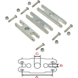 AERONAUT ALUMINIUM MIDDLE PIECE 72MM