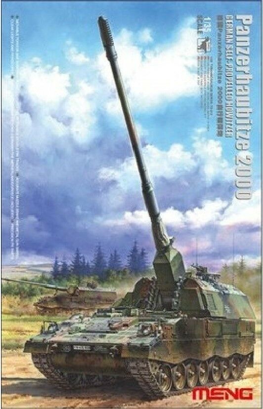 Plastic Kit Meng Model 1/35 TS-012 German Slef- Propelled Howitzer Phz2000