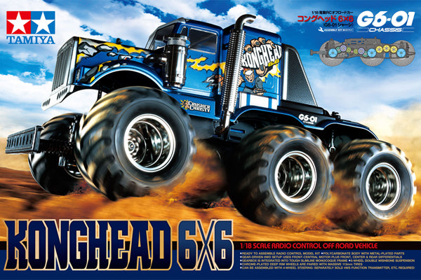 Tamiya 1/16 RC Konghead 6x6 (G6-01)