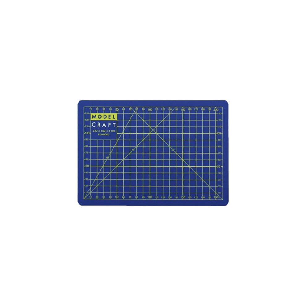 Modelcraft A5 Cutting Mat (Blue/Yellow)