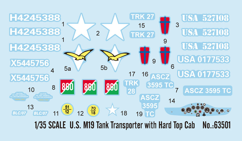 I Love Kits 1/35 US M19 Tank Transporter with Hard Top Cab 63501