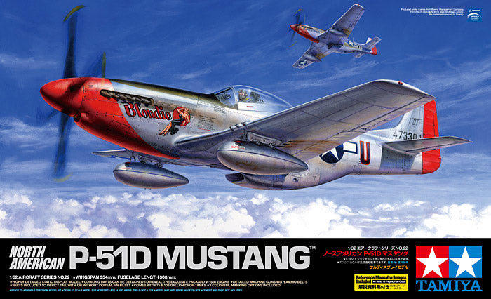 Tamiya 1/32 North American P-51D Mustang 60322