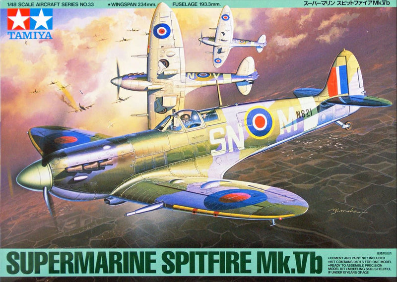 Tamiya 1/48 Spitfire Mk.Vb 61033